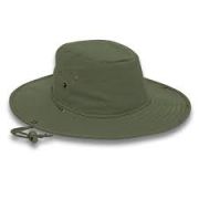 BUSH HAT WIDE BRIM WITH STRAP